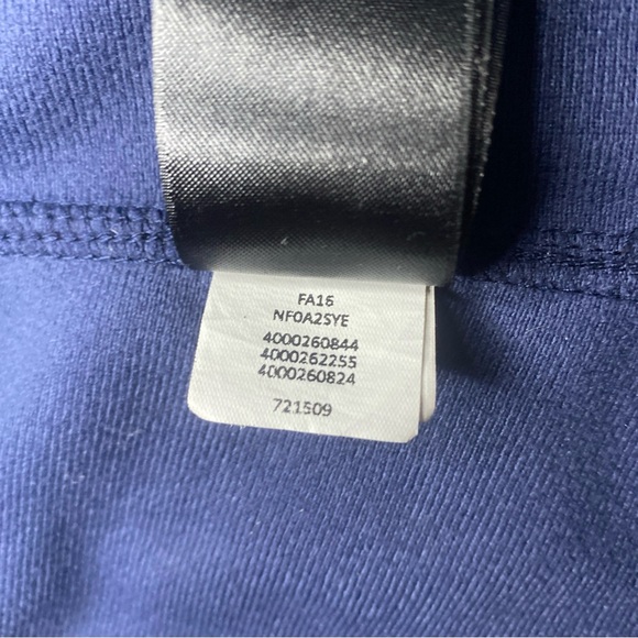 North Face Apex Bionic Hooded Fleece Lined Jacket Blue Windwall Womens Small - Picture 6 of 6